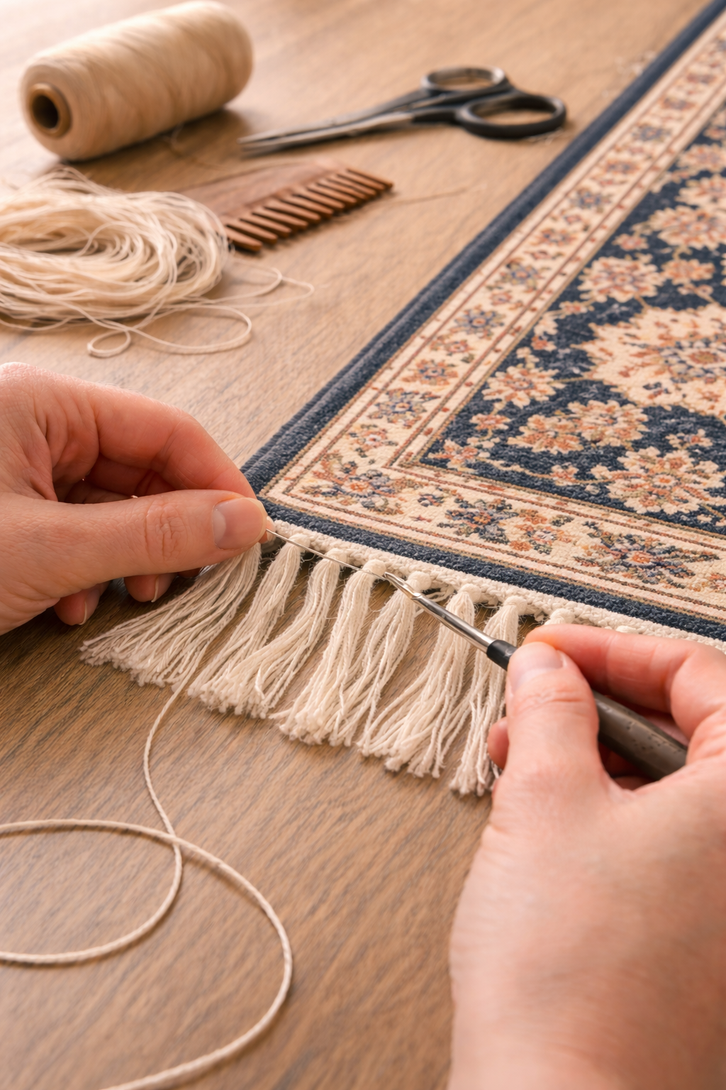 Réparation des franges